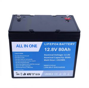 12.8V 80Ah แบตเตอรี่แบบชาร์จไฟ Batterie แบตเตอรี่ลิเธียมไอออน