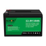 12.8V 10Ah LiFePO4 การเปลี่ยนแบตเตอรี่ลิเธียมไอออนแบบตะกั่ว 12V 10Ah