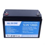 แบตเตอรี่แบบชาร์จไฟได้ 12V 120Ah แบตเตอรี่ลิเธียมไอออน