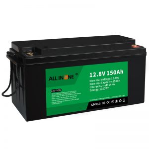 12.8V 150Ah ความปลอดภัย/อายุการใช้งานยาวนานชุดแบตเตอรี่ LFP สำหรับ RV/คาราวาน/UPS/รถกอล์ฟ 12V 150Ah