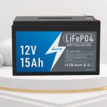 แบตเตอรี่ลิเธียมไอออนแบบ Deep Cycle Lifepo4 12V 15Ah