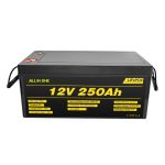 แบตเตอรี่ระบบสุริยะที่ได้รับความนิยมสูงสุดชุดแบตเตอรี่ลิเธียมไอออนขนาด 12V 250Ah LiFePO4