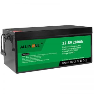 12.8V 280Ah LiFePO4 แบตเตอรี่ทดแทนสำหรับกรดตะกั่ว 12V 280Ah