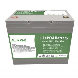 โรงงานขายแบตเตอรี่บ้านพลาสติก 12.8V60Ah 2000 รอบแบตเตอรี่ lifepo4 12v สำหรับพลังงานภายในบ้าน
