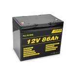 Lifepo4 12v 85ah ชุดแบตเตอรี่ลิเธียมไอออนพลังงานแสงอาทิตย์แบบชาร์จไฟได้รอบลึก