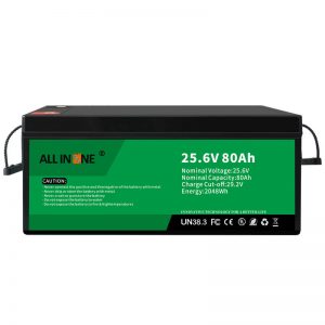 25.6V 80Ah ความปลอดภัย/อายุการใช้งานยาวนานแบตเตอรี่ LFP สำหรับ RV/คาราวาน/UPS/รถกอล์ฟ 24V 80Ah