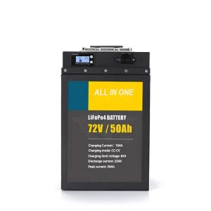 แบตเตอรี่ลิเธียมไอออน 72v 50ah แบตเตอรี่รถจักรยานยนต์ไฟฟ้า 7200w
