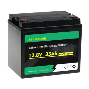 ALL IN ONE 26650 lifepo4 12V 33ah แบตเตอรี่ลิเธียมเหล็กฟอสเฟต